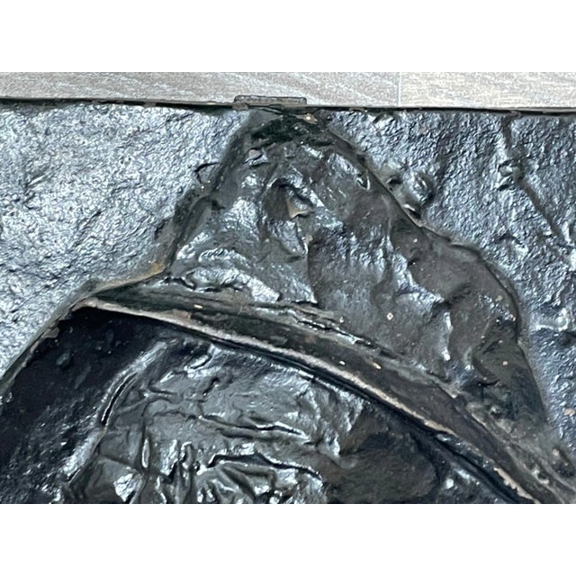 Traditional 1900s English Cornish Fisherman Sea Captain Pipe Smoker Wall Plaque Sculpture For Sale - Image 9 of 11