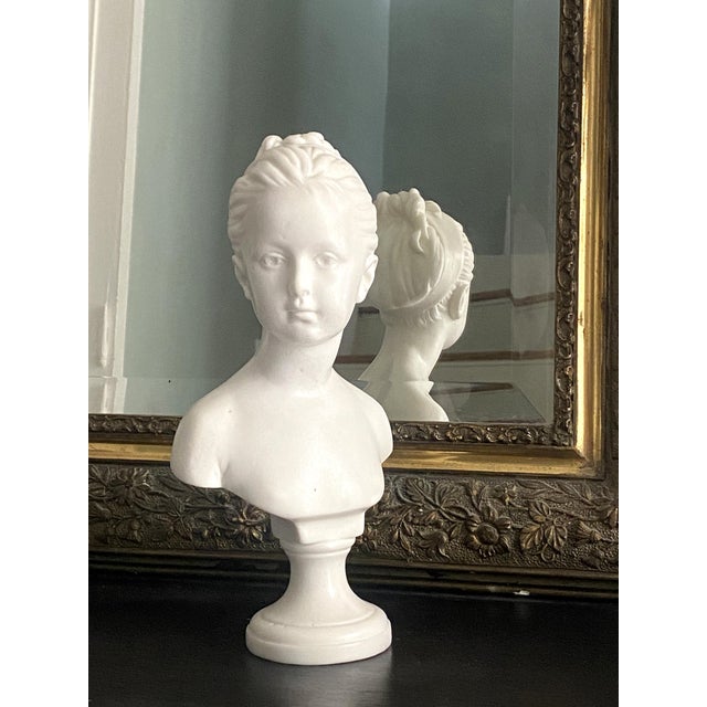 After Houdon, Statues of Children Alexandre and Louise Brongniart, 1900s, Resin For Sale - Image 4 of 13