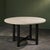 Table in Fossil Stone and Metal Frame, Belgium For Sale - Image 4 of 14