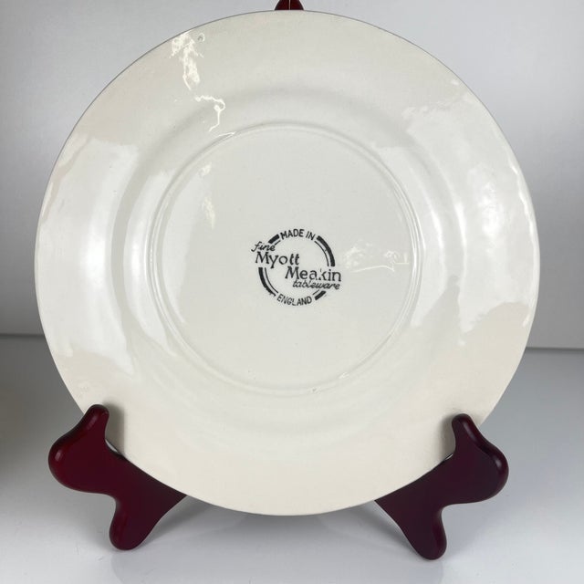 Vintage Myott Meakin Dessert Plates, 1970s, Set of 6 For Sale - Image 3 of 11