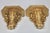 Plastic Large Golden Gilt Resin Acanthus Leaf Wall Shelves For Sale - Image 7 of 9