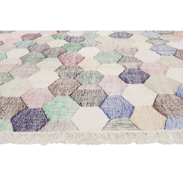 Contemporary Turkish Kilim Rug, 08'04 X 11'05 For Sale - Image 4 of 10