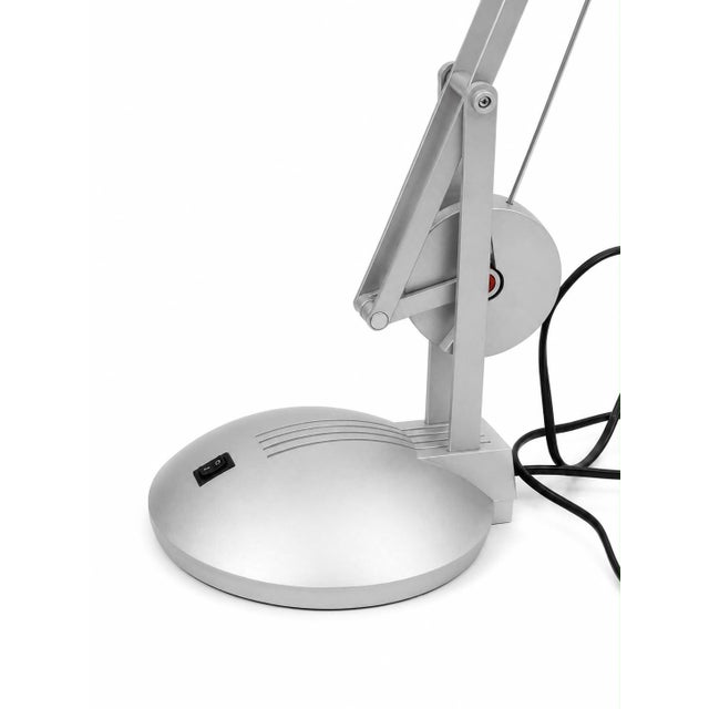 Contemporary Vintage Postmodern Bauhaus Halogen Table Lamp by Brilloner, Germany, 1980s For Sale - Image 3 of 4