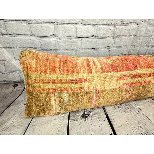 12 x 46 Lumbar Rug Pillow Timeless Textiles Turkish Pillow Cushion Cover For Sale In Houston - Image 6 of 7