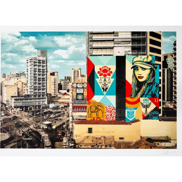 Shepard Fairey, Fragile Carga Mural, Lithograph For Sale
