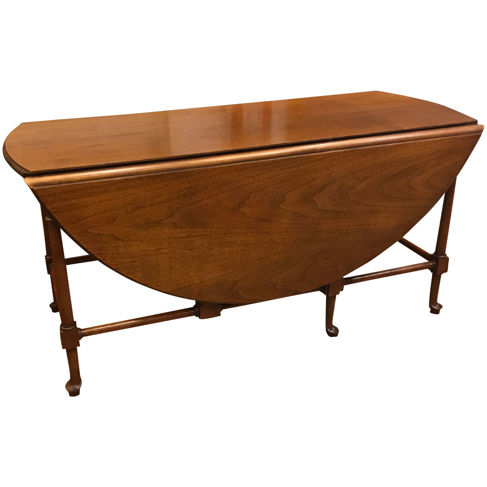 Mahogany Drop Leaf Coffee Table by Baker Furniture Chairish