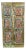 Spanish Carved Double Doors in Colorful Hues | Rustic Modern Statement Door 80x38.5 For Sale