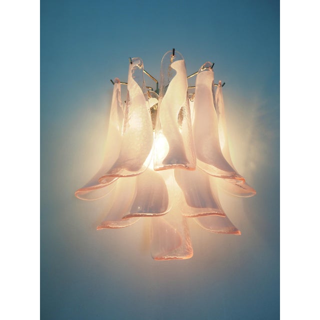 Vintage Italian Murano Wall Lights in the style of Mazzega, 1990, Set of 2 For Sale - Image 11 of 15