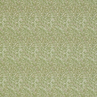 Morris & Co Willow Bough Fabric in Artichoke/Olive For Sale