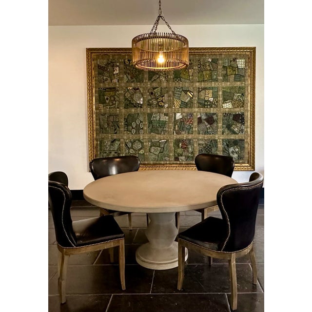 Mid-Century Modern Large Modern Geometric Mosiac Tapestry For Sale - Image 3 of 9