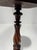 Napoleon III Style Pedestal Table in Walnut and Marble For Sale - Image 3 of 11