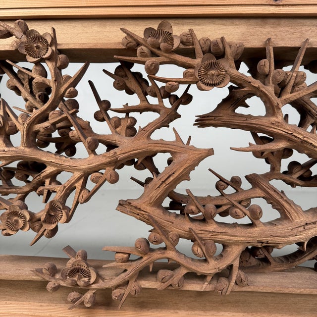 Monumental Japanese Ranma Transom Panel, 1960s For Sale - Image 17 of 18