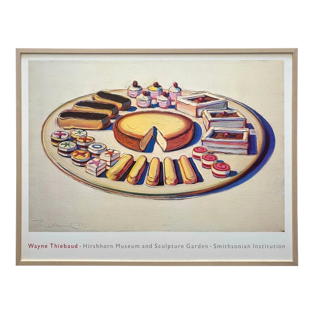 Wayne Thiebaud Vintage 1989 Lithograph Print Extra Large