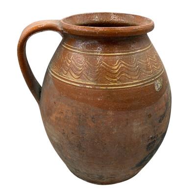 Farmhouse Antique Terracotta Vessel For Sale - Image 3 of 5