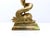 Large Vintage Doorstop in Patinated Brass, 1950s For Sale - Image 3 of 8