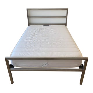 Portica Stainess Steel Bed by Room & Board For Sale