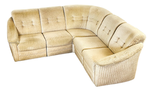 Vintage Scandinavian Modular Corner Sofa, 1960, Set of 5