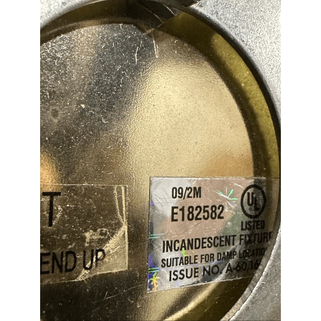 Vintage Victorian Style Fluted Glass Shades Vanity Bathroom Wired Wall Sconce For Sale - Image 9 of 9