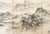 1970s 1970s Ming Dynasty Style Monochrome Screen "Landscape With Mountains" For Sale - Image 5 of 17