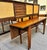 Iconic European Mid Century Modern Teak & Wicker Nesting Dining Suite W/ Credenza, Dining Table & Four Chairs c.1960 For Sale - Image 17 of 18