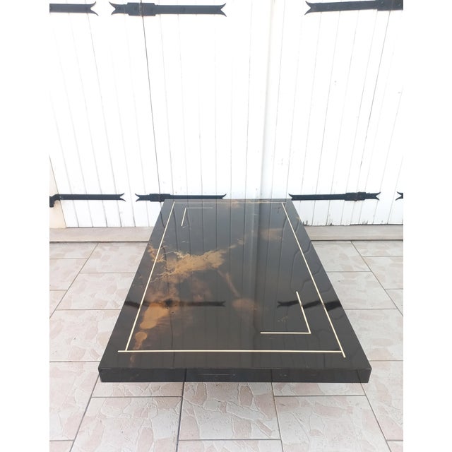 Vintage Coffee Table with Solar Decor For Sale - Image 10 of 12