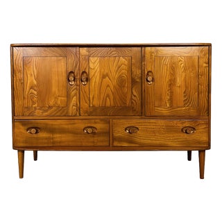 Vintage Scandinavian High Sideboard from Ercol, 1960s For Sale