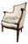 Antique French Louis XVI Style Equestrian Bergere Armchair For Sale