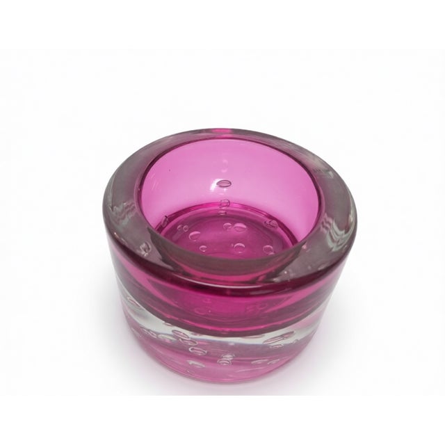 Mid-Century Modern Mid-Century Modern Art Glass Bowl For Sale - Image 3 of 5
