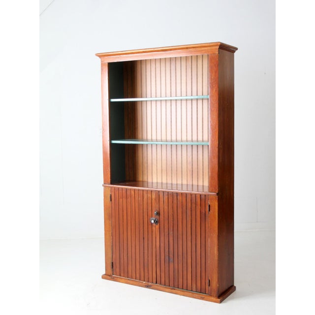 Farmhouse Antique Pantry Cabinet For Sale - Image 3 of 12