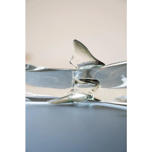 Pedestal Murano Glass Fish, 1980s For Sale - Image 7 of 10
