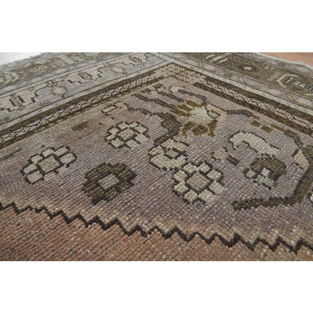 Orange 1970s Vintage Turkish Handmade Wool Cotton Soft Terracotta Runner Rug For Sale - Image 8 of 11