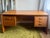 Mid-Century Modern Vintage Mid-Century Modern Teak Executive Desk With Floating Drawers For Sale - Image 3 of 11
