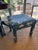 Pair of Vintage Parsons Ottomans in Chinoiserie Bird & Botanical Print For Sale - Image 9 of 10