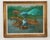 1970s Impressionist Outdoor Market Scene Painting in Giltwood Frame For Sale In Dallas - Image 6 of 6