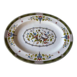 Vintage Oval Wedgewood Porcelain Serving Platter For Sale
