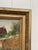19th Century French Oil on Canvas Barn and Village For Sale In Nashville - Image 6 of 14