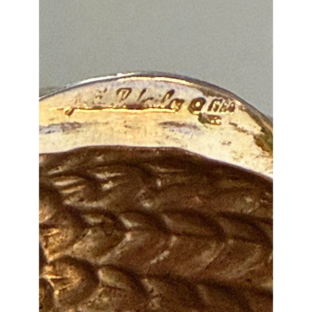 Signed Judith Leiber 1980's Resting Quail Pill Box For Sale - Image 9 of 12