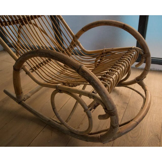 Rocking Chair by Rohé Noordwolde, 1960s For Sale - Image 4 of 11