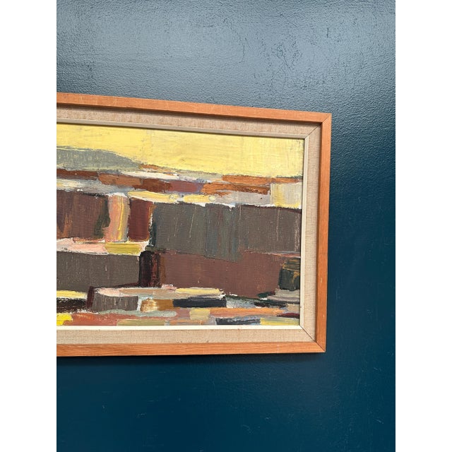 Karl Axel Gadd, Abstract Composition, 1960s, Oil Painting on Canvas, Framed For Sale - Image 18 of 18