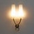 Mid-Century Modern Large Brass and Murano Glass Sconces, 1990, Set of 2 For Sale - Image 3 of 9