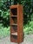 Antique Quartersawn Oak Chimney Cabinet Bookcase Display Case. Tall and narrow proportioned cabinet has 4...