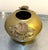 1970s Heavy Brass Tapered Flower-Side Planter / Vase For Sale - Image 4 of 4