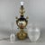 Antique French Table Lamp in Porcelain, Brass and Satin Glass For Sale - Image 11 of 15