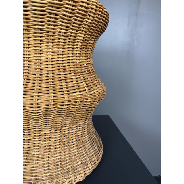 Sculptural Rattan Juttu Mushroom Stool by Eero Aarnio for Artek, Finland, 1960s For Sale - Image 12 of 16