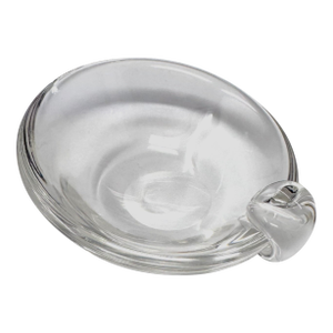 Signed Steuben Clear Crystal Catchall Small Bowl