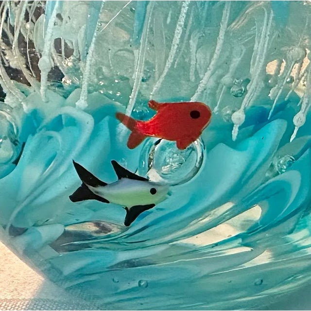 Tetsu MURANO ムラノ ディノ ロジン アート ヨット 帆船 Lot - DINO ROSIN (Italian b. 1948) A MURANO ART GLASS