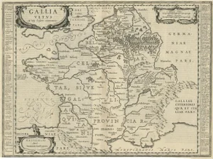 Antique Map of France by Janssonius, 1650