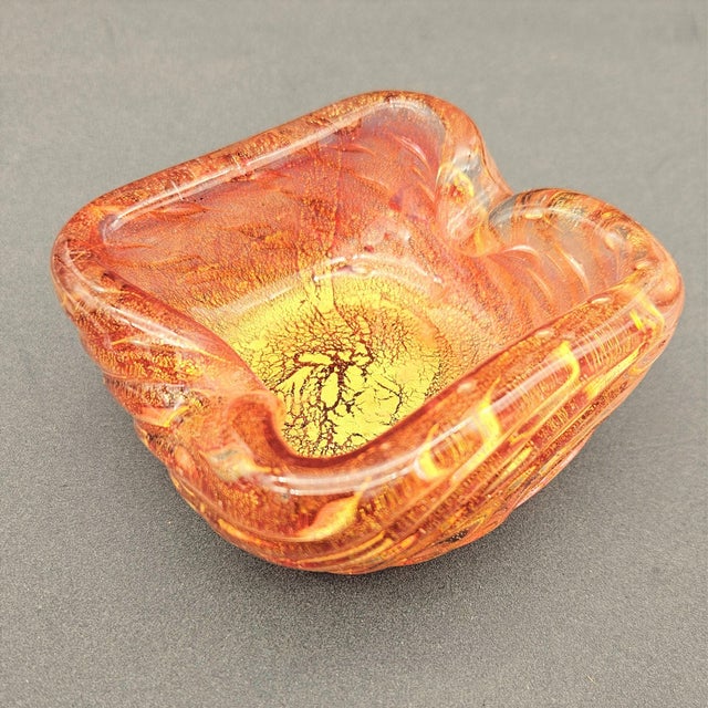 Murano Glass Ashtray by Ercole Barovier & Toso, Italy, 1950s For Sale - Image 6 of 6