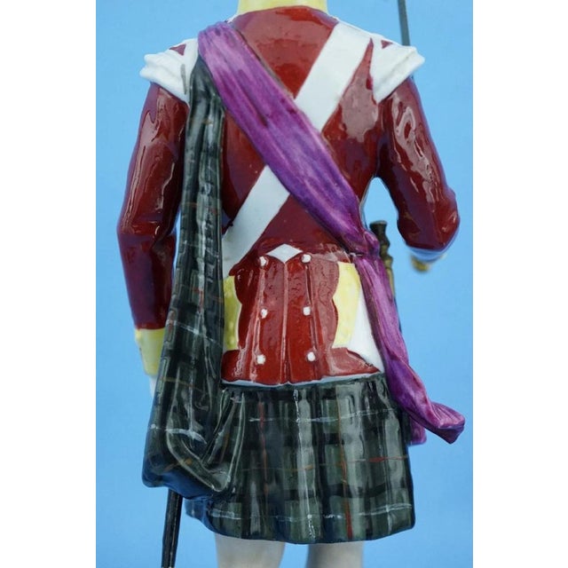 19th Century Porcelain Napoleonic Soldier Figurine from Capodimonte Manufacture, 1800s For Sale - Image 13 of 18