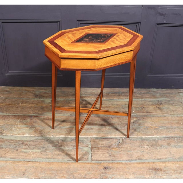 Antique Chinese Satinwood Side Table, 1890s For Sale - Image 9 of 13